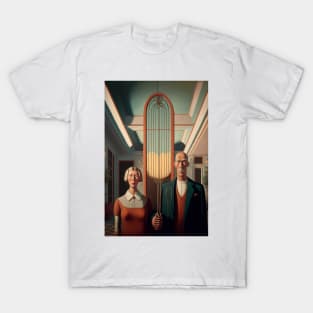 American Gothic pop Art classic T-Shirt